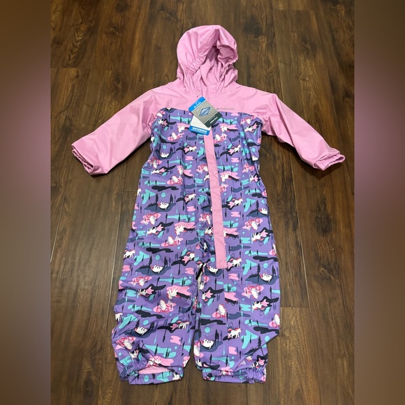 Columbia Other - *Brand New* 3T Columbia Critter Jitters Rain Suit Muddy Buddy